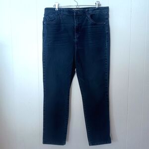 Democracy Women's "Ab" technology Dark Blue Denim Skinny Jeans 14